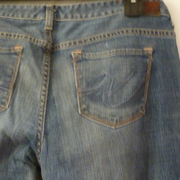X2 Quality Denim Blue  Wash Stella Bootcut Jeans Low Rise 5 Pockets Sz 12 - Picture 7 of 13